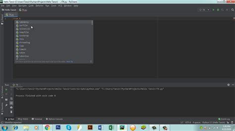 Since, I'm using WSL with Desktop Environment via RDP, the installation via snap. . How to install tkinter in pycharm windows